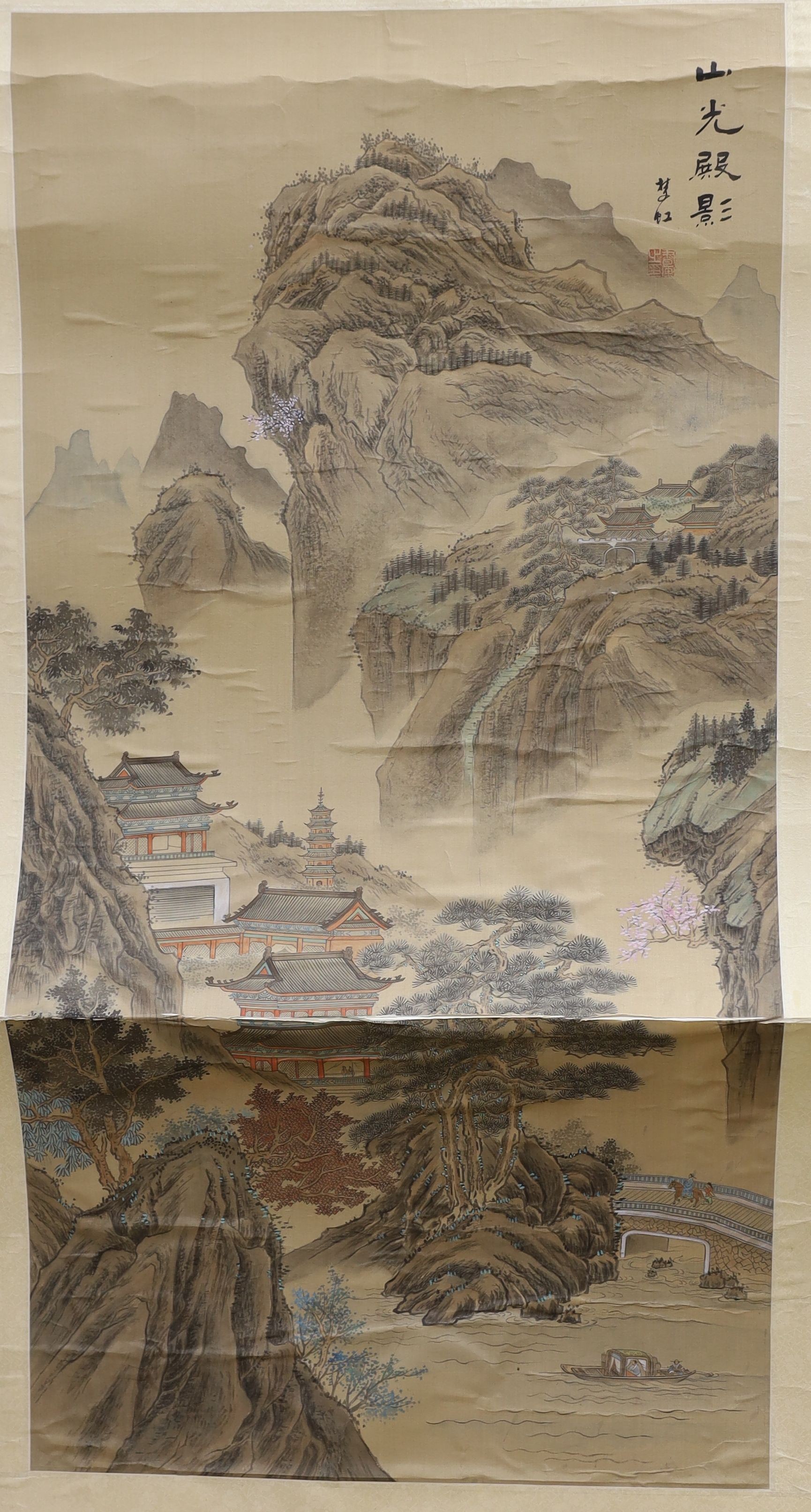 A 19th / 20th century Chinese scroll painting